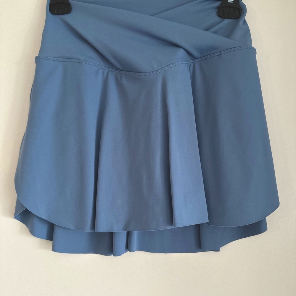 NWT HALARA Light Blue Airy Crossover Tennis Skirt